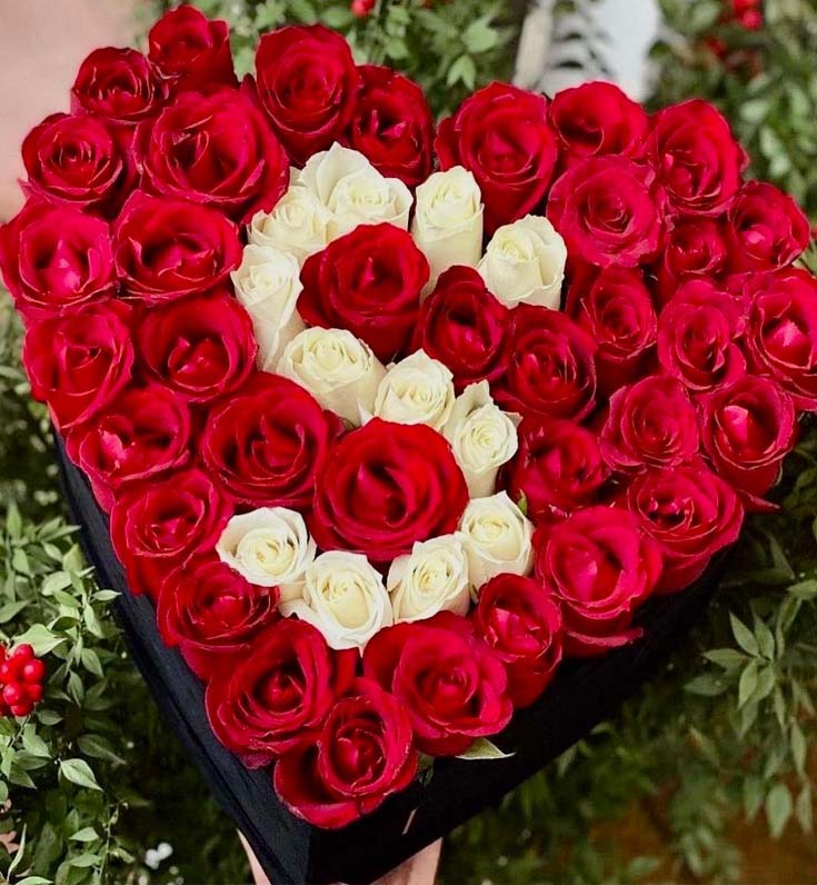 Kutuda kişiye özel gül