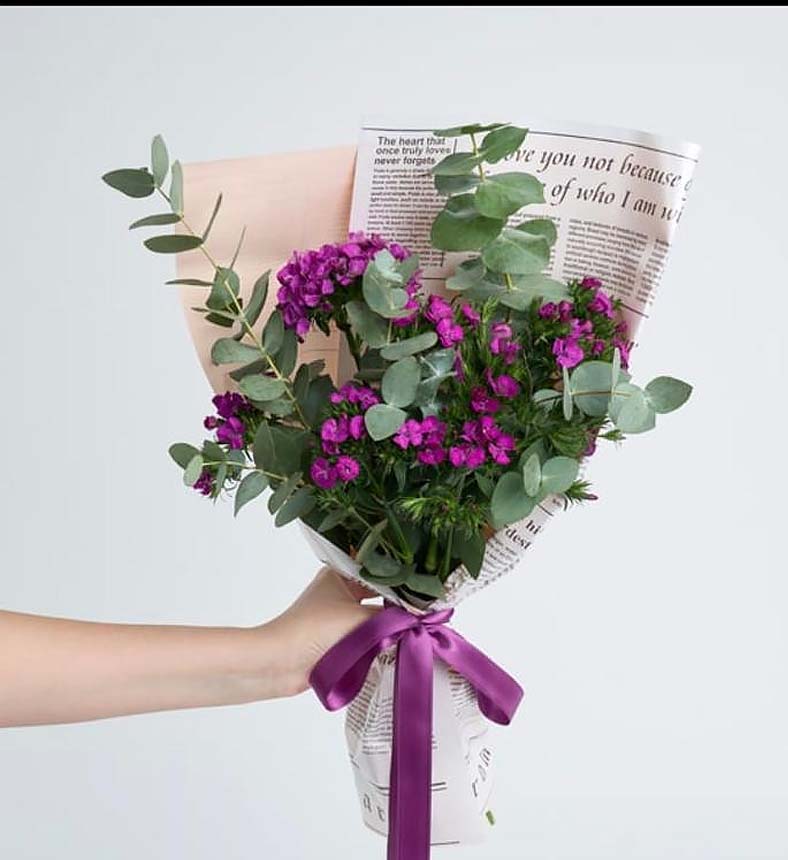 Tasarım Gazete Kağıtta Hüsnüyusuf Buketi